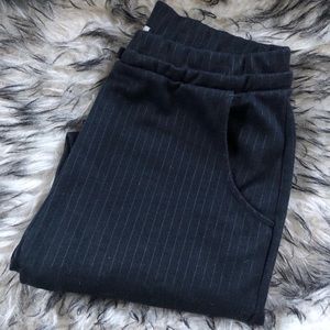 Zara pinstripe joggers